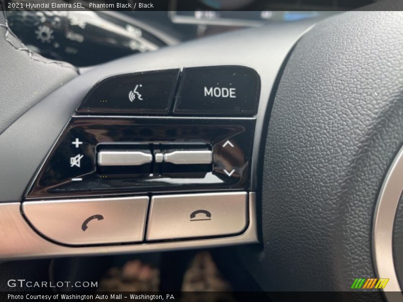 Phantom Black / Black 2021 Hyundai Elantra SEL
