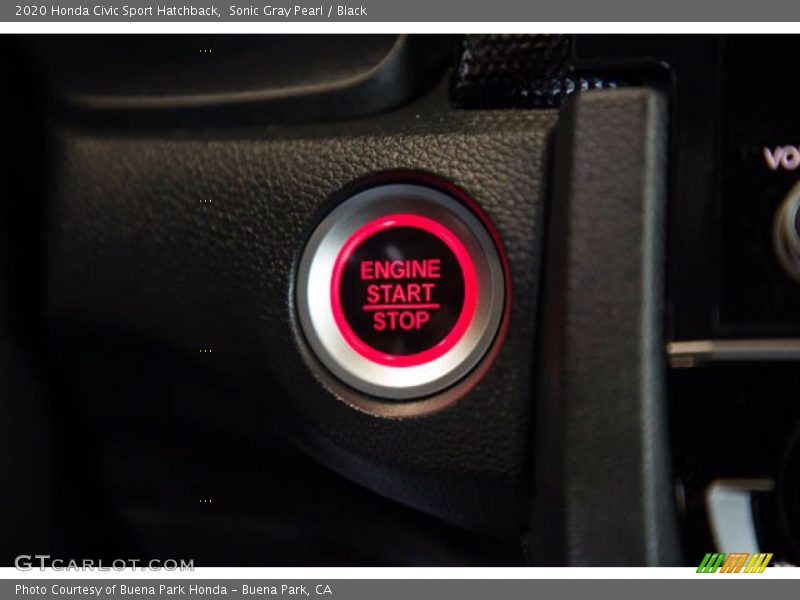 Sonic Gray Pearl / Black 2020 Honda Civic Sport Hatchback
