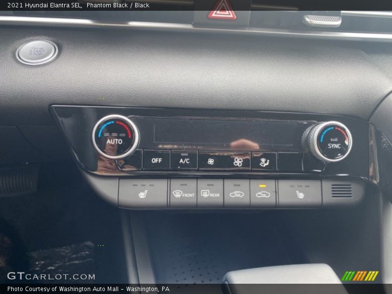 Phantom Black / Black 2021 Hyundai Elantra SEL