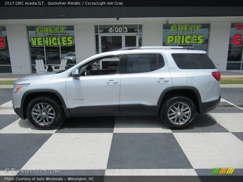 Quicksilver Metallic / Cocoa/Light Ash Gray 2017 GMC Acadia SLT