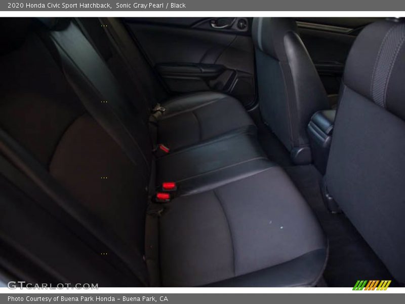 Sonic Gray Pearl / Black 2020 Honda Civic Sport Hatchback