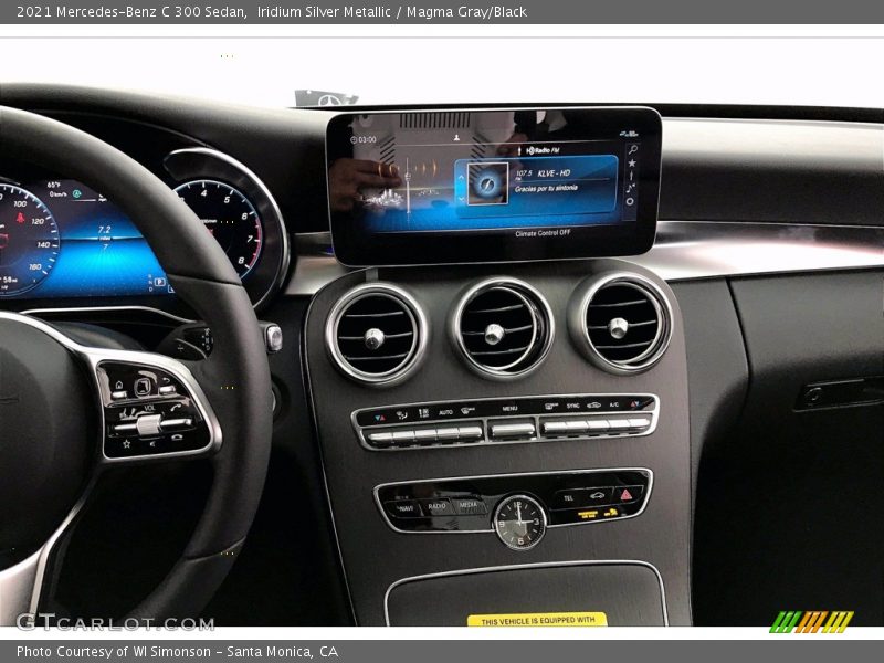 Iridium Silver Metallic / Magma Gray/Black 2021 Mercedes-Benz C 300 Sedan