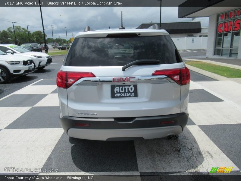 Quicksilver Metallic / Cocoa/Light Ash Gray 2017 GMC Acadia SLT