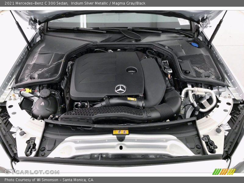 Iridium Silver Metallic / Magma Gray/Black 2021 Mercedes-Benz C 300 Sedan