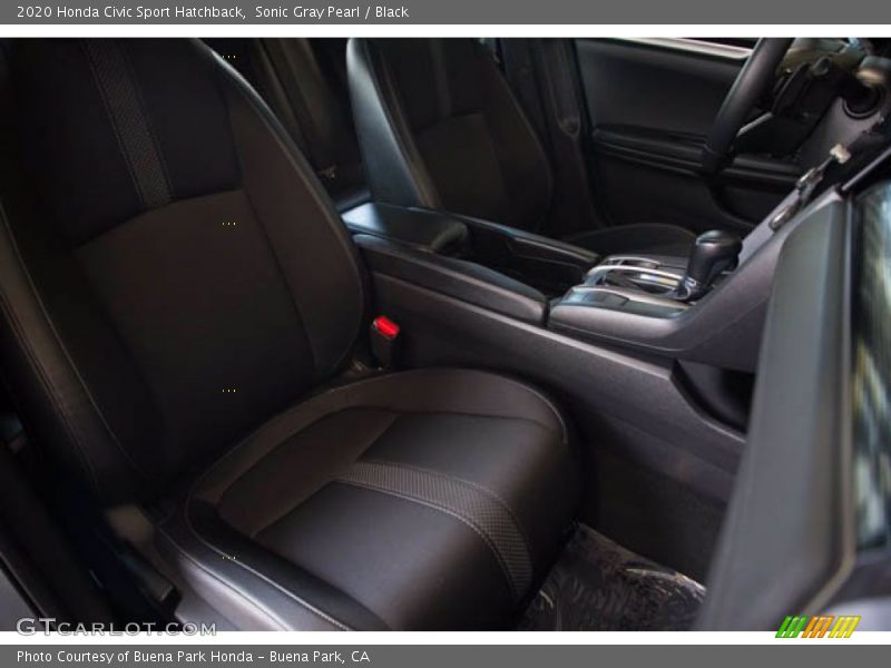 Sonic Gray Pearl / Black 2020 Honda Civic Sport Hatchback