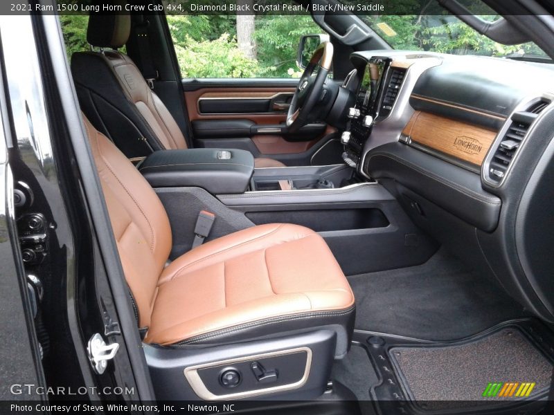 Front Seat of 2021 1500 Long Horn Crew Cab 4x4
