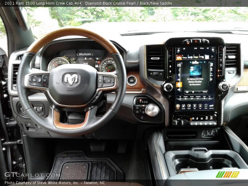 Dashboard of 2021 1500 Long Horn Crew Cab 4x4