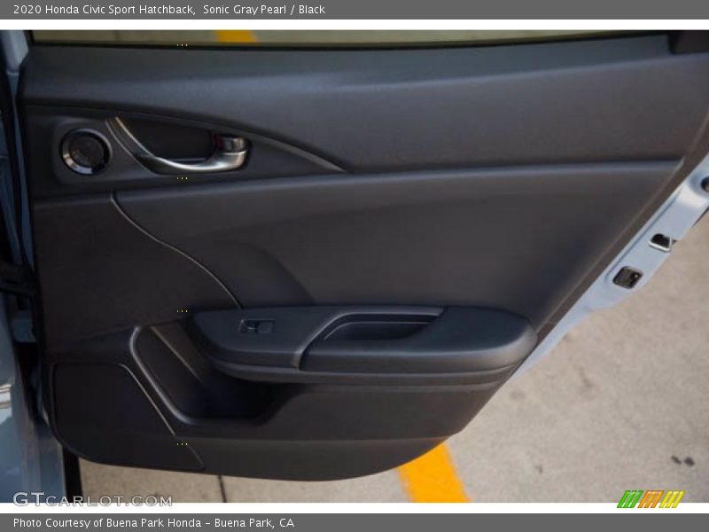 Sonic Gray Pearl / Black 2020 Honda Civic Sport Hatchback