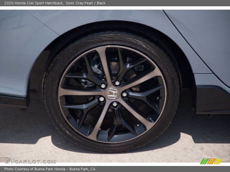 Sonic Gray Pearl / Black 2020 Honda Civic Sport Hatchback