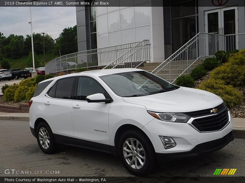 Summit White / Jet Black 2019 Chevrolet Equinox LT AWD