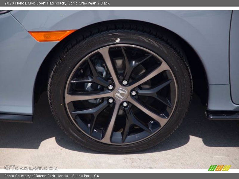 Sonic Gray Pearl / Black 2020 Honda Civic Sport Hatchback