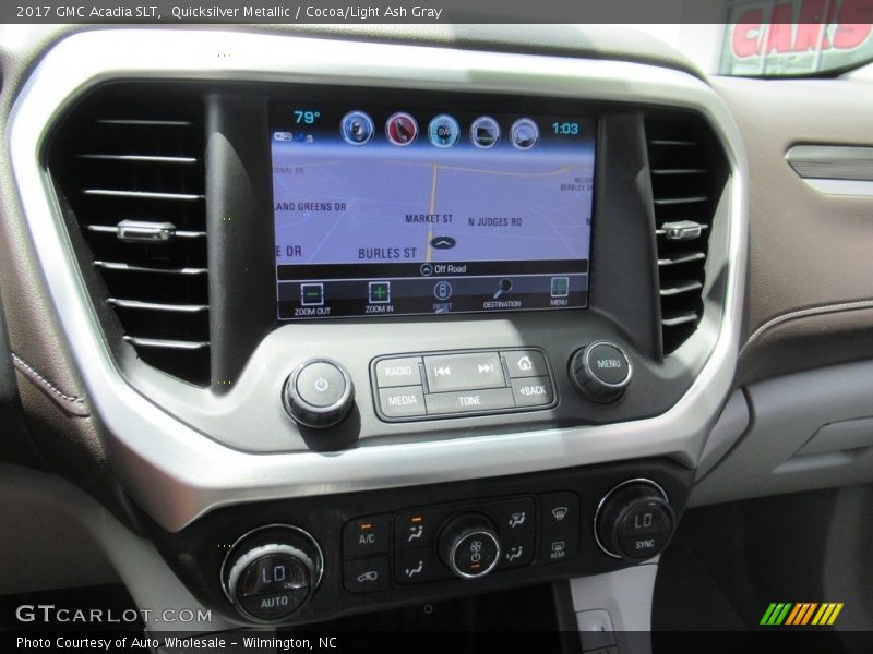 Controls of 2017 Acadia SLT