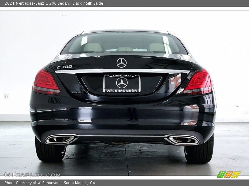 Black / Silk Beige 2021 Mercedes-Benz C 300 Sedan