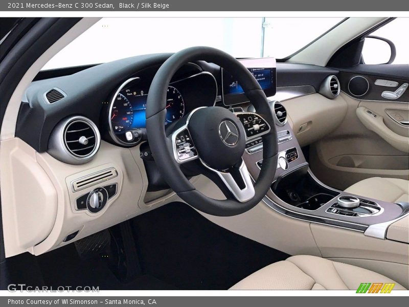 Front Seat of 2021 C 300 Sedan