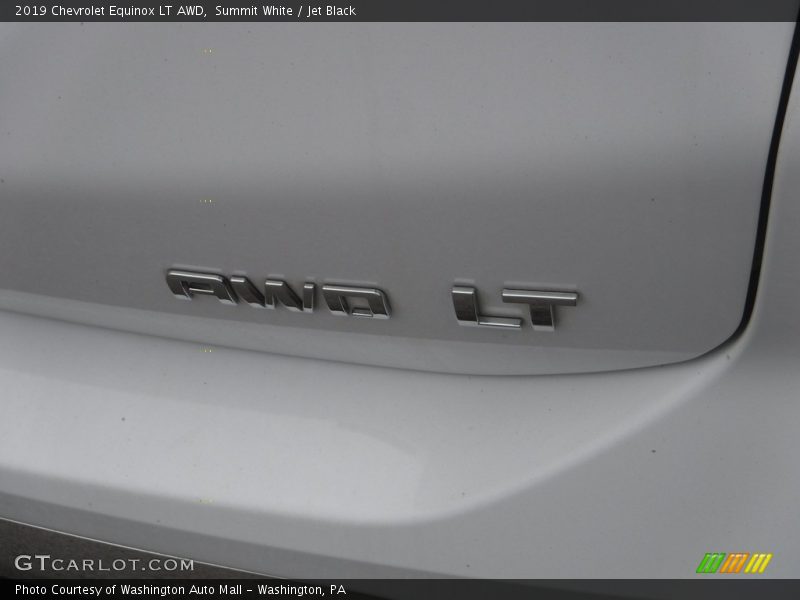 Summit White / Jet Black 2019 Chevrolet Equinox LT AWD