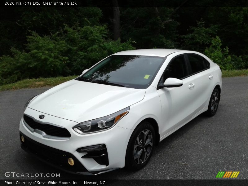 Clear White / Black 2020 Kia Forte LXS