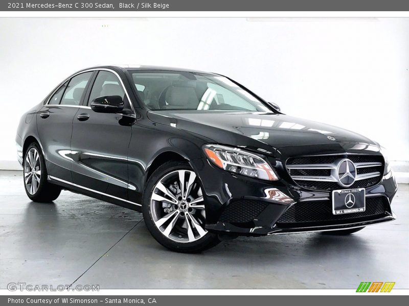 Front 3/4 View of 2021 C 300 Sedan