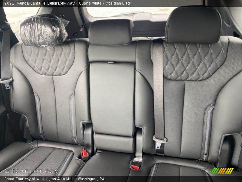 Quartz White / Obsidian Black 2021 Hyundai Santa Fe Calligraphy AWD