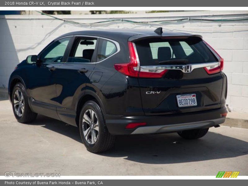 Crystal Black Pearl / Black 2018 Honda CR-V LX