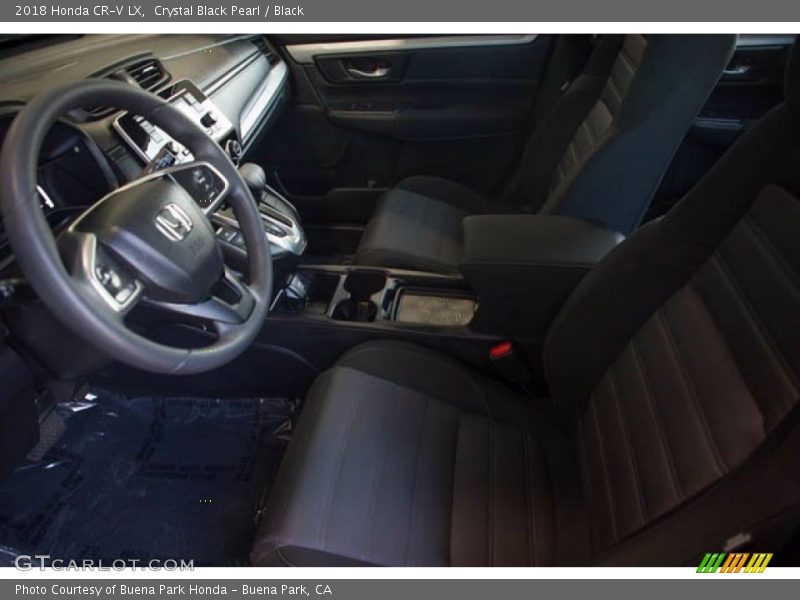 Crystal Black Pearl / Black 2018 Honda CR-V LX