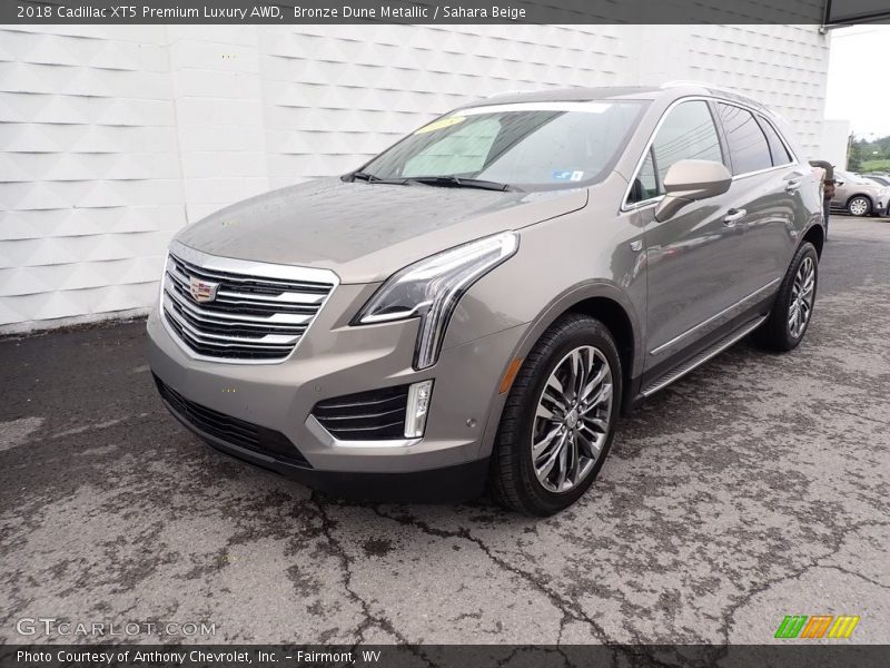 Bronze Dune Metallic / Sahara Beige 2018 Cadillac XT5 Premium Luxury AWD