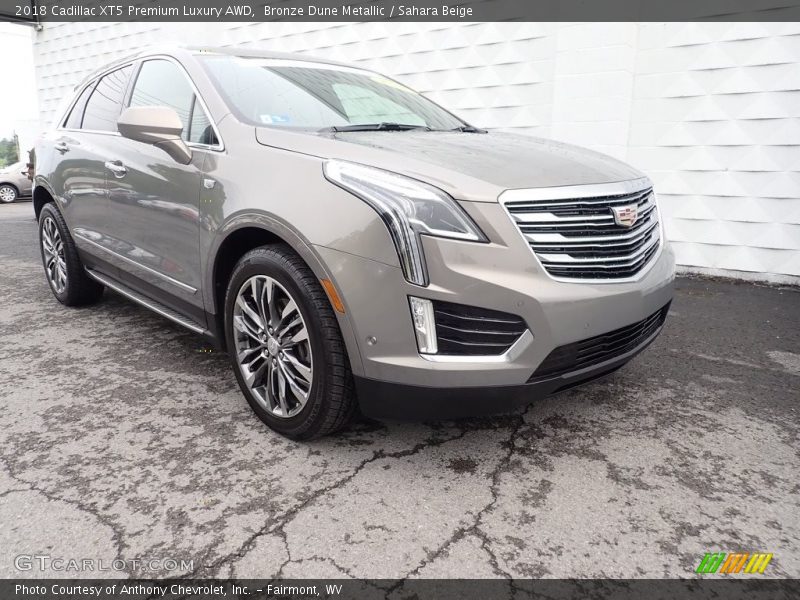 Bronze Dune Metallic / Sahara Beige 2018 Cadillac XT5 Premium Luxury AWD