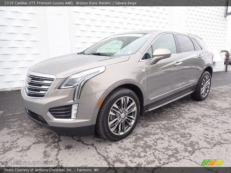 Bronze Dune Metallic / Sahara Beige 2018 Cadillac XT5 Premium Luxury AWD