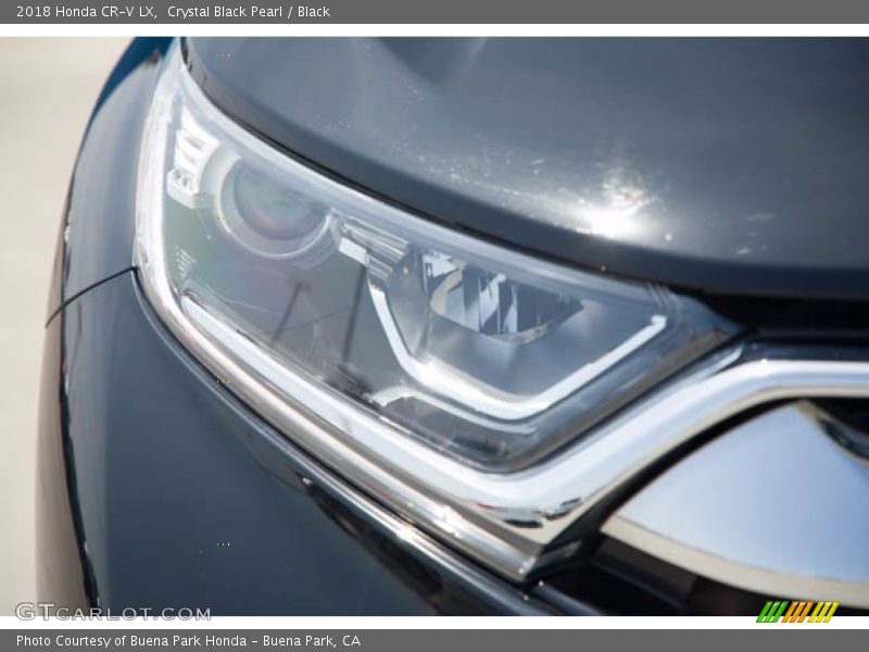 Crystal Black Pearl / Black 2018 Honda CR-V LX