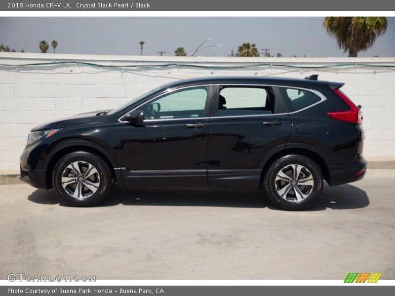 Crystal Black Pearl / Black 2018 Honda CR-V LX