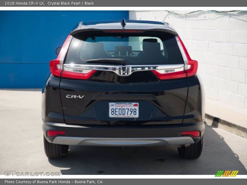 Crystal Black Pearl / Black 2018 Honda CR-V LX