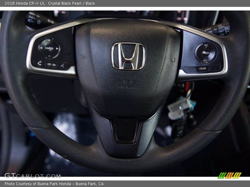 Crystal Black Pearl / Black 2018 Honda CR-V LX