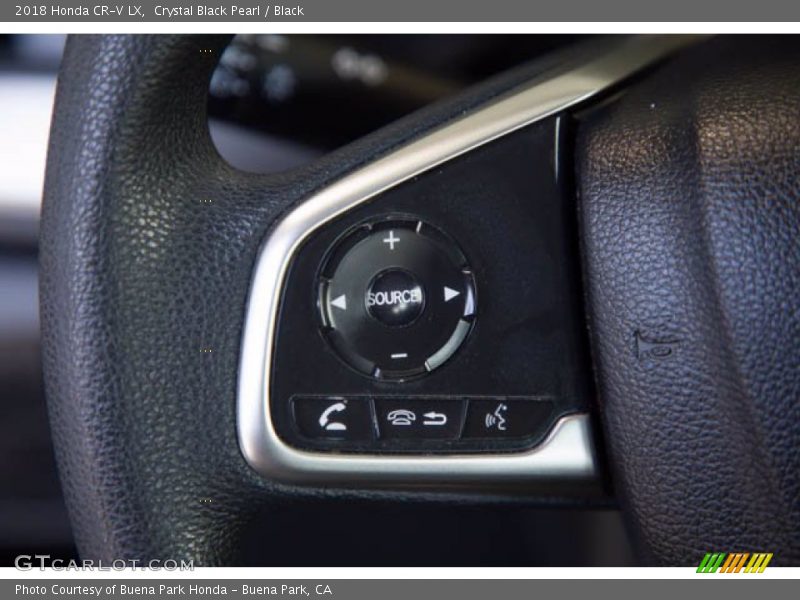 Crystal Black Pearl / Black 2018 Honda CR-V LX