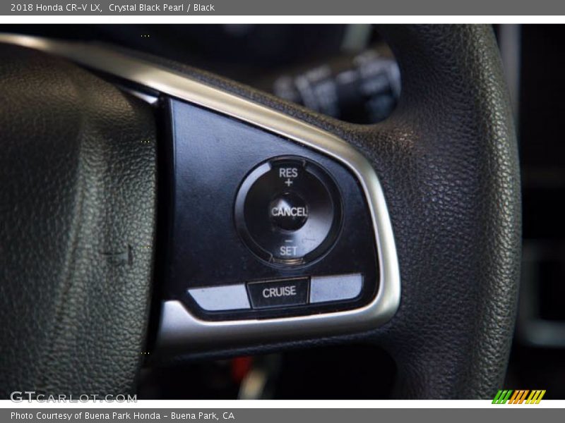 Crystal Black Pearl / Black 2018 Honda CR-V LX