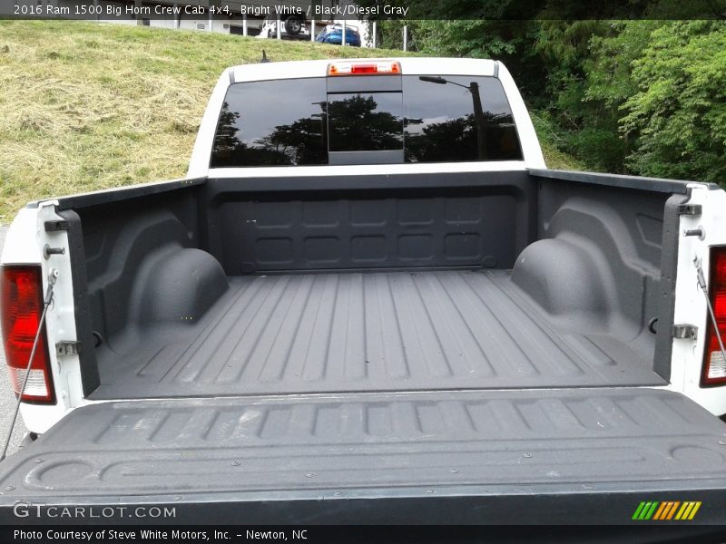 Bright White / Black/Diesel Gray 2016 Ram 1500 Big Horn Crew Cab 4x4