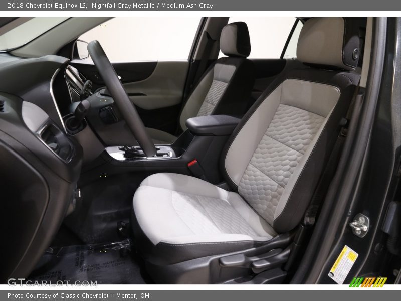 Nightfall Gray Metallic / Medium Ash Gray 2018 Chevrolet Equinox LS