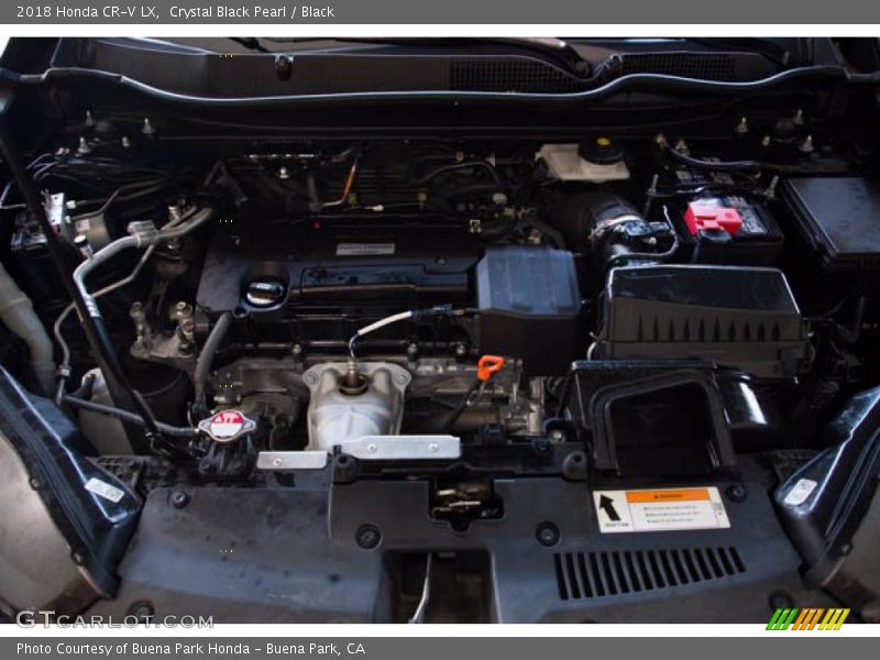 Crystal Black Pearl / Black 2018 Honda CR-V LX