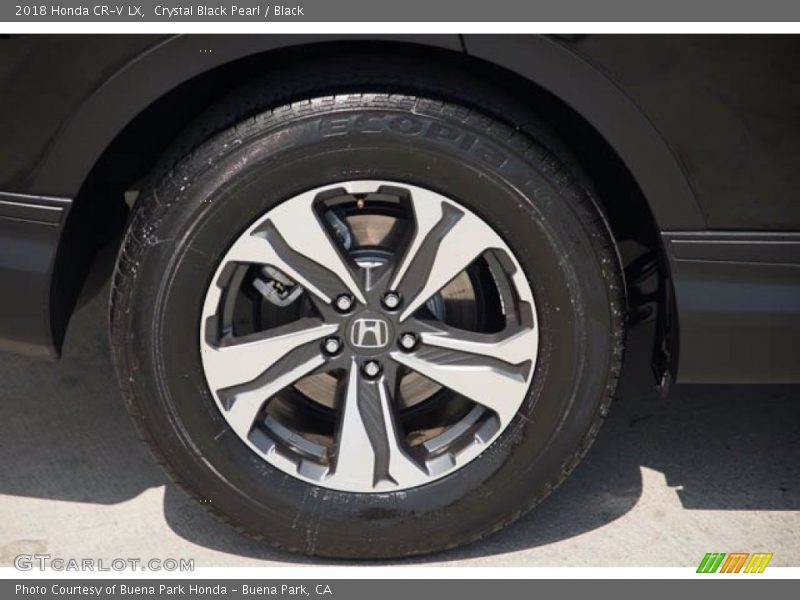 Crystal Black Pearl / Black 2018 Honda CR-V LX