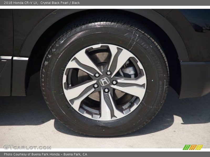 Crystal Black Pearl / Black 2018 Honda CR-V LX