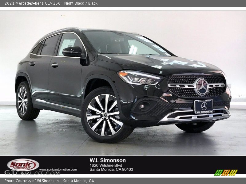 Night Black / Black 2021 Mercedes-Benz GLA 250