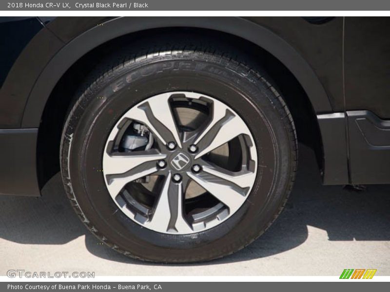Crystal Black Pearl / Black 2018 Honda CR-V LX
