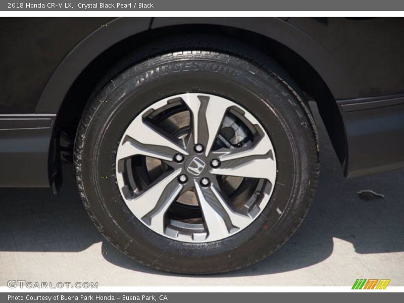 Crystal Black Pearl / Black 2018 Honda CR-V LX