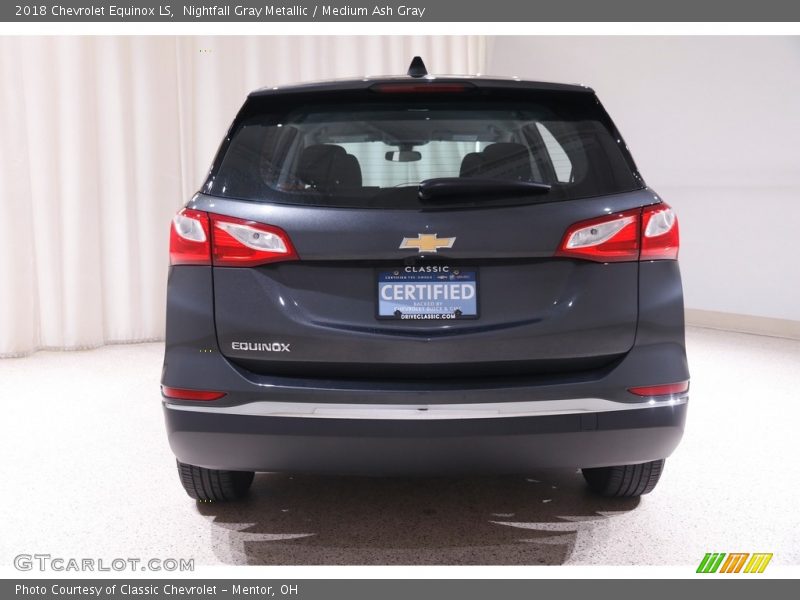 Nightfall Gray Metallic / Medium Ash Gray 2018 Chevrolet Equinox LS
