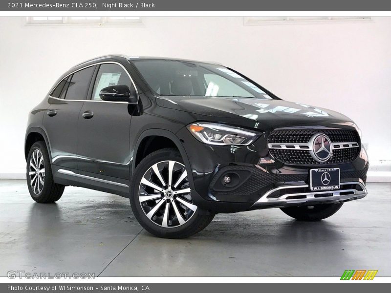 Night Black / Black 2021 Mercedes-Benz GLA 250
