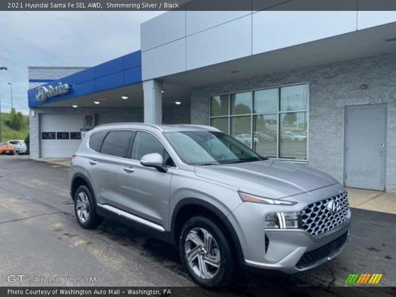 Front 3/4 View of 2021 Santa Fe SEL AWD