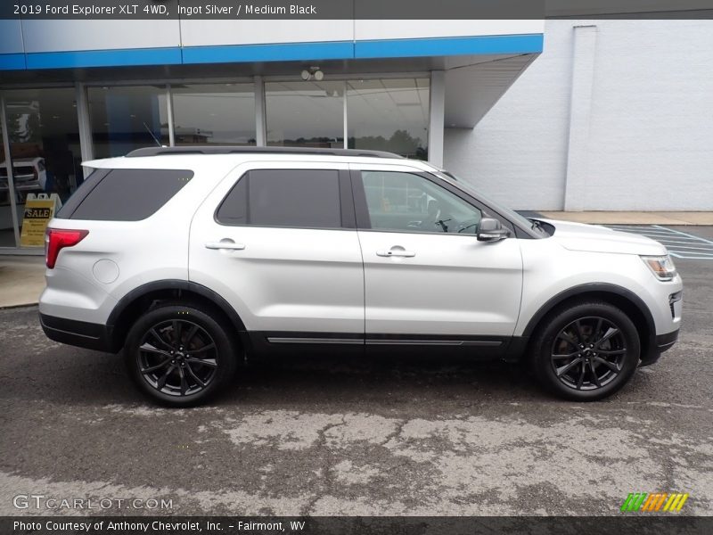 Ingot Silver / Medium Black 2019 Ford Explorer XLT 4WD
