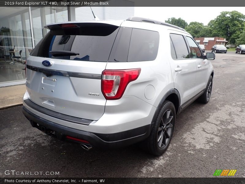 Ingot Silver / Medium Black 2019 Ford Explorer XLT 4WD