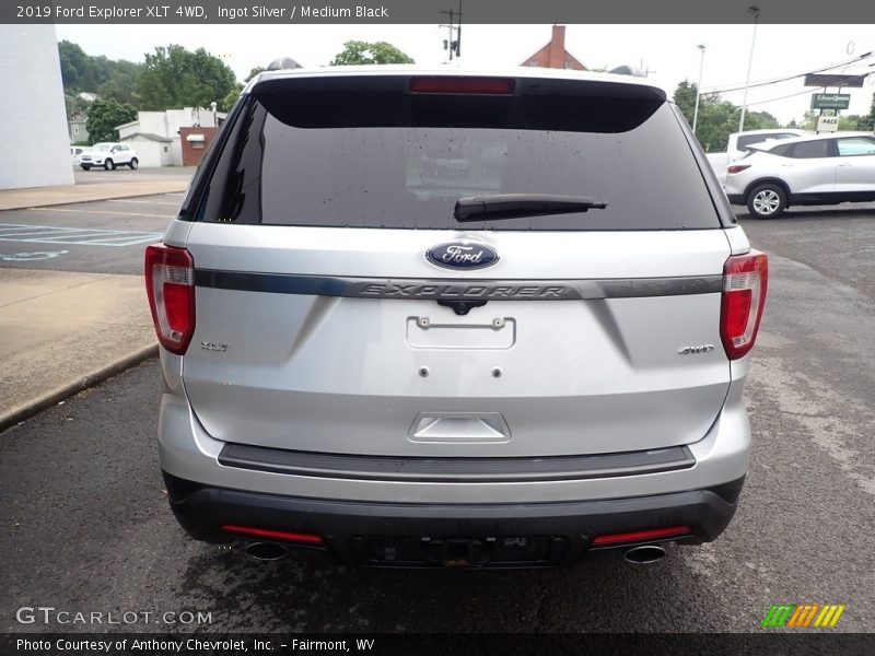 Ingot Silver / Medium Black 2019 Ford Explorer XLT 4WD