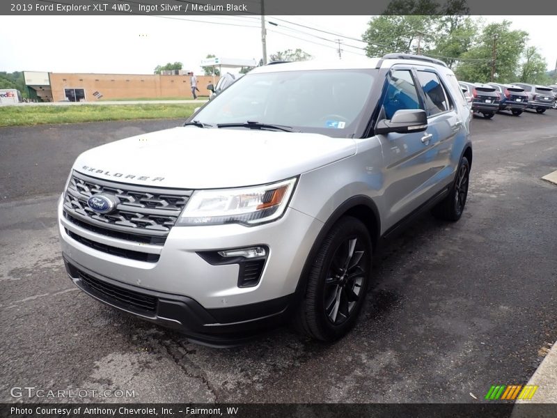 Ingot Silver / Medium Black 2019 Ford Explorer XLT 4WD