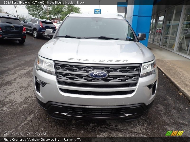 Ingot Silver / Medium Black 2019 Ford Explorer XLT 4WD
