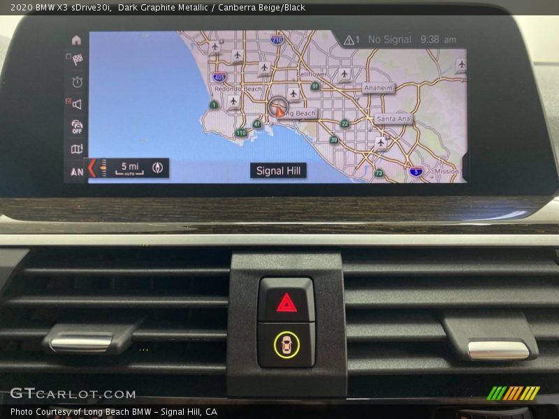 Dark Graphite Metallic / Canberra Beige/Black 2020 BMW X3 sDrive30i
